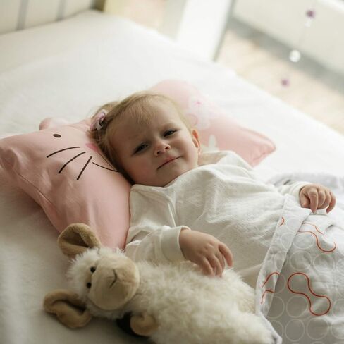 MILO & GABBY Original Animal 3D Toddler Pillowcase for Babies and Kids, 100% Cotton Dylan The Dinosaur in Saudi Arabia