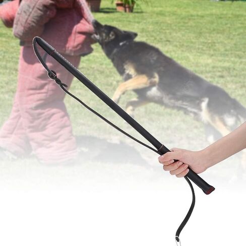 Zerodis Artificial Cowhide Dog Stirring Whip Bat with Handle for Dogs Training Accessory Suitable for Schutzhund German Shepherd in Saudi Arabia