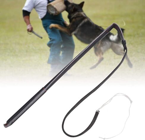 Zerodis Artificial Cowhide Dog Stirring Whip Bat with Handle for Dogs Training Accessory Suitable for Schutzhund German Shepherd in Saudi Arabia