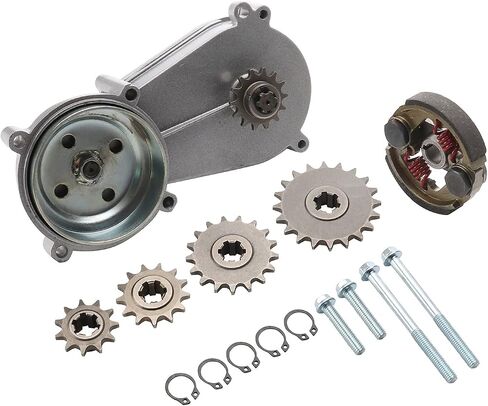 MOFANS Mini Bike Transmission Gear Box Clutch Fit for 2 Stroke Pocket Mini Bike Motorcycle ATV T8F 11T 13T 14T 17T 20T Teeth in Saudi Arabia