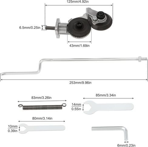 ChgImposs Metal Nibbler Drill Attachment, DIY Metal Electric Drill Plate Cutter for Cutting Iron/White Sheet/Steel/Copper/Aluminum, High Manganese Gear Steel Metal Drill Attachment in Saudi Arabia
