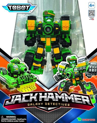 TOBOT GD Jackhammer, Youngtoys Transforming Collectible Vehicle to Robot Animation Character in Saudi Arabia