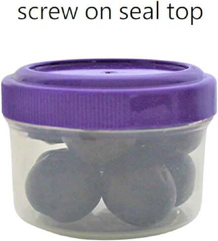 Twist Top 4-Pack Condiment Cups with Lids 1.18 oz. Small Food Storage Containers Condiment Cups for Salad Dressing, Sauces Leakproof and Portable (Mini Dressing Cups 4 Pack 1.18 OZ) in Saudi Arabia
