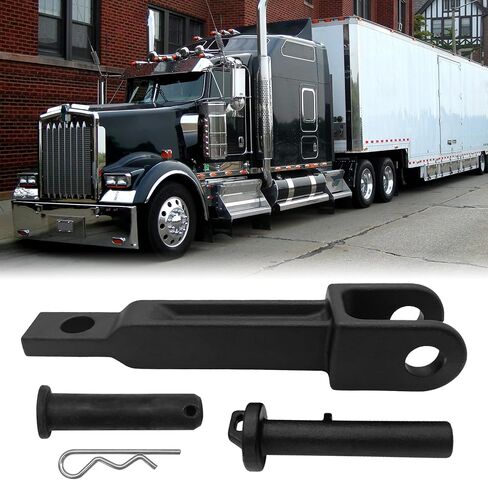 TENGBASE A20-6014 هوك سحب واحد، دبوس سحب حزام وصلة مقطورة الشاحنة متوافق مع دبوس سحب Peterbilt/Kenworth A65-6008، دبوس الإطار A65-6007 in Kuwait