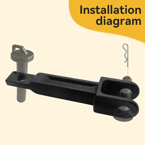 TENGBASE A20-6014 هوك سحب واحد، دبوس سحب حزام وصلة مقطورة الشاحنة متوافق مع دبوس سحب Peterbilt/Kenworth A65-6008، دبوس الإطار A65-6007 in Kuwait