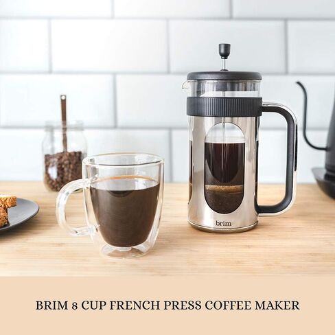 Brim 8 Cup 34 Ounce French Press Coffee Maker in Saudi Arabia