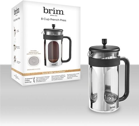 Brim 8 Cup 34 Ounce French Press Coffee Maker in Saudi Arabia