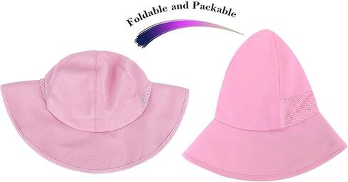 قبعة SimpliKids Sun Hat للأطفال الصغار بعمر 50+، قبعة دلو واقية من الشمس ذات حافة واسعة in Kuwait