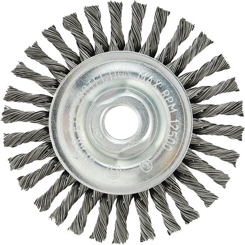 IVY Classic 38923 4-Inch x 5/8-Inch - 11 Arbor, Stainless Steel Stringer Bead Wire Wheel - 0.020-Inch Coarse, 1/Card in Saudi Arabia