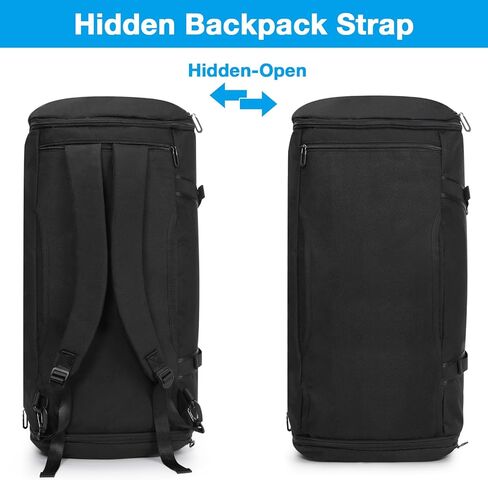 حقيبة رياضية قابلة للتوسيع من تولاسيا للرجال والنساء، حقيبة ظهر كبيرة للسفر مقاس 54L-72L مع حجرة للأحذية، حقيبة حمل في عطلة نهاية الأسبوع، حقيبة تدريب للياقة البدنية للصالة الرياضية، والسفر، والسباحة، واليوجا، وكرة القدم in Kuwait