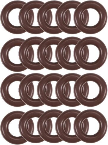 uxcell Fluorine Rubber O-Rings 24mm OD 18mm ID 3mm Width, Metric FKM Sealing Gasket, Pack of 20 in Saudi Arabia
