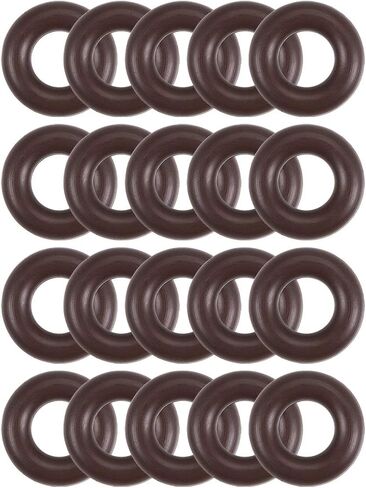 uxcell Fluorine Rubber O-Rings 24mm OD 18mm ID 3mm Width, Metric FKM Sealing Gasket, Pack of 20 in Saudi Arabia