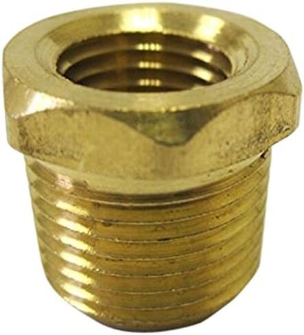 1/8" Male NPT to 10-32 UNF Female Reducing/Reducer Bushing Brass Pipe Fitting in Saudi Arabia