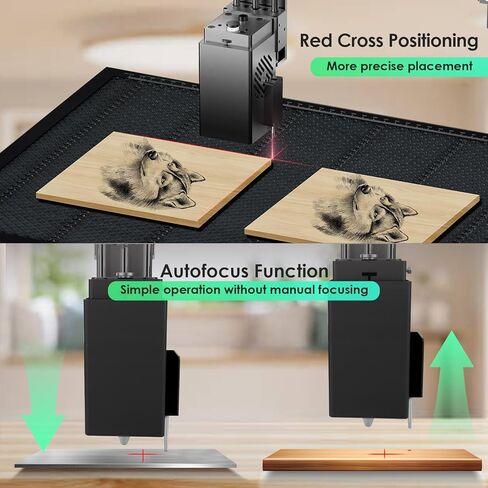 Gluwphy 5w Enclosure Laser Engraver 8-in-1 Class 1 Laser Engraver and Cutter Machine، المدمج في نظام تصفية الدخان حفارة الليزر للخشب والمعادن والجلود والزجاج in Kuwait