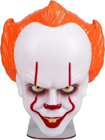 Paladone Pennywise Mask Light, Free Standing or Wall Mountable Halloween Decoration, Scary IT Clown Mask Lighting, 22cm (8.7") in Saudi Arabia