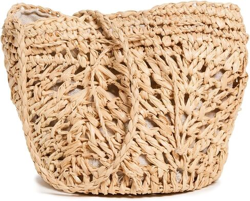 Hat Attack Women's Perfect Pouchette, Natural, Tan, One Size in Saudi Arabia
