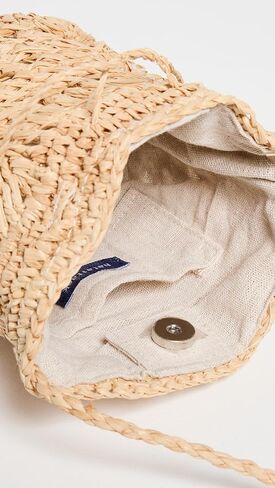Hat Attack Women's Perfect Pouchette, Natural, Tan, One Size in Saudi Arabia