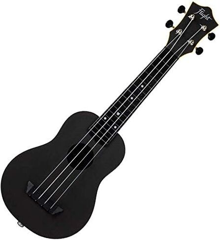 Flight, 4-String Electro-Acoustic Travel Soprano Ukulele-Black (TUS-35E BK) in Saudi Arabia