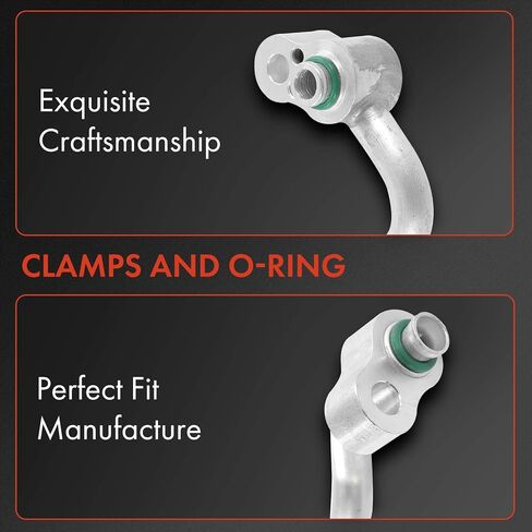 A-Premium A/C Discharge Line Hose Assembly Compatible with Mitsubishi Montero Sport 1997-2001 V6 3.0L, Compressor to Condenser in Saudi Arabia