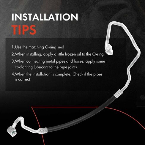 A-Premium A/C Discharge Line Hose Assembly Compatible with Mitsubishi Montero Sport 1997-2001 V6 3.0L, Compressor to Condenser in Saudi Arabia