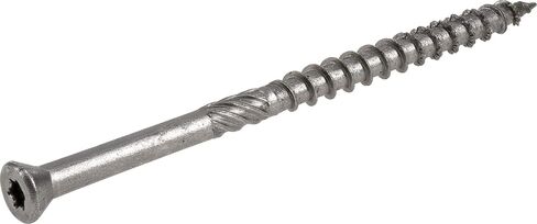 Power Pro 48632 Trim Screws, #8 x 2-1/2", All Purpose Wood, Deck, Composite, and Exterior Trim Screws, Rust Resistant, Bronze, 1lb Box, 131 pcs in Saudi Arabia