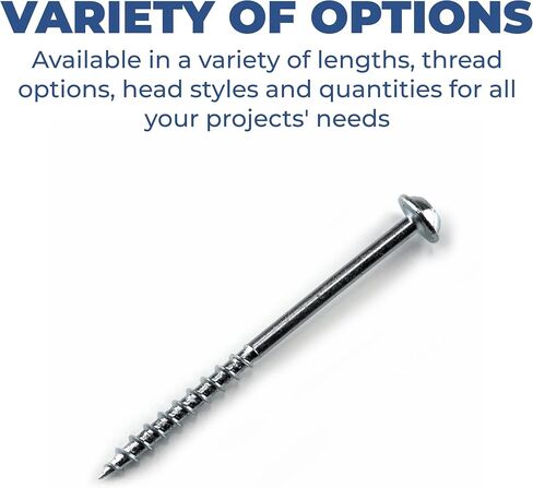 Kreg SML-C250-50 Zinc Pocket-Hole Screws, 2 1/2 Inch, 8 Coarse Thread, Maxi-Loc Head (50 Count) in Saudi Arabia