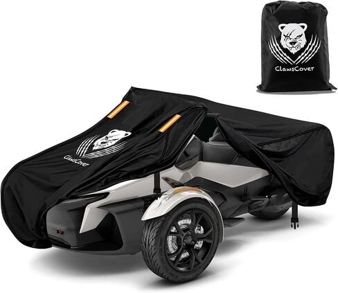 ClawsCover Can-Am Ryker Cover Waterproof Outdoor,Heavy Duty Anti-Fade Tear-Proof Polyester,Compatible with 2010-2022 Can-Am Ryker 600/900/Sport/Rally-92.6Lx59.9Wx48.9H Inch in Saudi Arabia