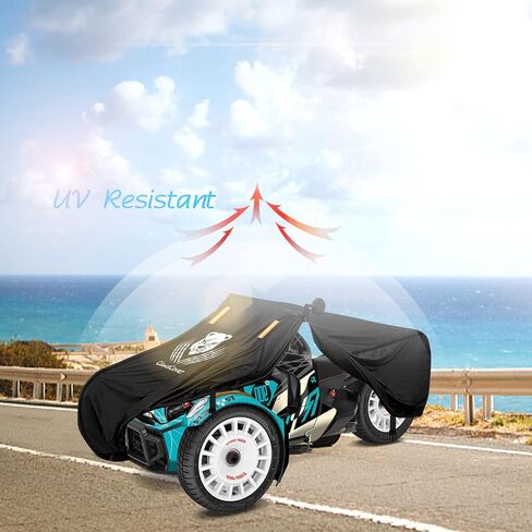 ClawsCover Can-Am Ryker Cover Waterproof Outdoor,Heavy Duty Anti-Fade Tear-Proof Polyester,Compatible with 2010-2022 Can-Am Ryker 600/900/Sport/Rally-92.6Lx59.9Wx48.9H Inch in Saudi Arabia