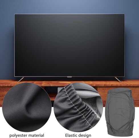 SOLUSTRE Outdoor Screen Living Inch Screen Cover for -inch Protector - Lcd Elastic Flat Indoor Tvs Inside Tv Stretchy Room Television Flatscreen Tv Cover in Saudi Arabia