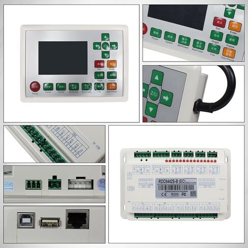 XUNKUNER Ruida CO2 Laser Controller DSP RDC6442S Support LightBurn Software RDC6442G for CO2 Laser Engraving Cutting Machine in Saudi Arabia