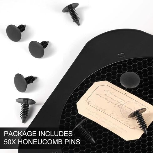 50pcs Honeycomb Pins, Honeycomb Laser Bed Clamps Fixing Needle Laser Engraver Accessories for 7.5mm Honeycomb Grid Replaces Honeycomb Laser Bed Accessories (Black) in Saudi Arabia
