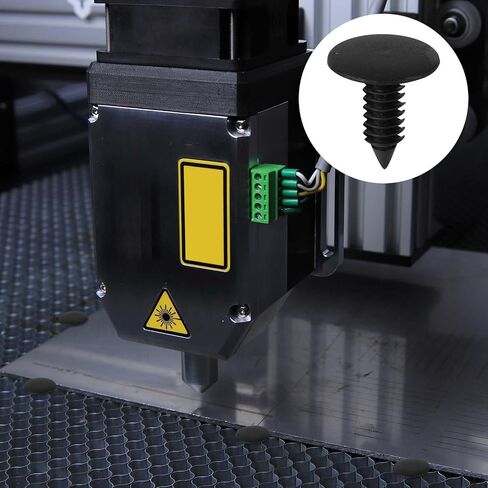50pcs Honeycomb Pins, Honeycomb Laser Bed Clamps Fixing Needle Laser Engraver Accessories for 7.5mm Honeycomb Grid Replaces Honeycomb Laser Bed Accessories (Black) in Saudi Arabia