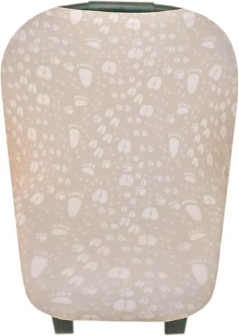 Baby Car Seat Cover Canopy and Nursing Cover Multi-Use Stretchy 5 in 1 Gift "Miles" by Copper Pearl in Saudi Arabia