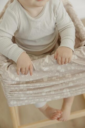 Baby Car Seat Cover Canopy and Nursing Cover Multi-Use Stretchy 5 in 1 Gift "Miles" by Copper Pearl in Saudi Arabia
