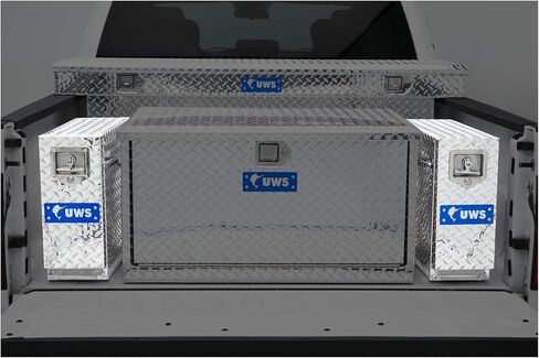صندوق أدوات لسرير الشاحنة من الألومنيوم ذو الجدار الثقيل مقاس 22 بوصة من UWS EC20041 مع 5 أدراج in Saudi Arabia