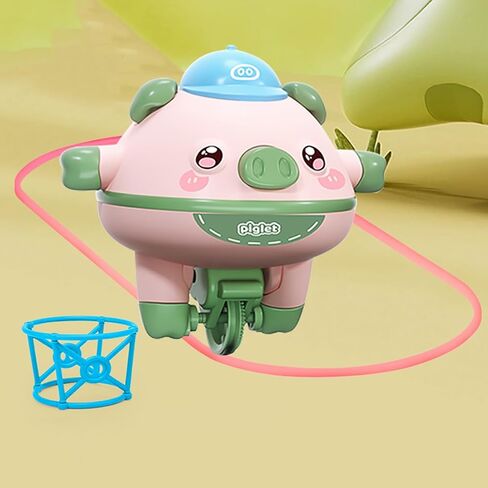 الجدة بهلوان خنزير لطيف متوازن خنزير اللعب مشدود المشي بهلوان خنزير صغير الدراجة الهوائية الأحادية العجلة لعبة رولي بولي جيروسكوب الإصبع التوازن روبوت الجيروسكوب الجيروسكوب الإصبع سيارة سبينر (أخضر) in Kuwait