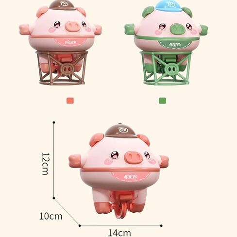 الجدة بهلوان خنزير لطيف متوازن خنزير اللعب مشدود المشي بهلوان خنزير صغير الدراجة الهوائية الأحادية العجلة لعبة رولي بولي جيروسكوب الإصبع التوازن روبوت الجيروسكوب الجيروسكوب الإصبع سيارة سبينر (أخضر) in Kuwait