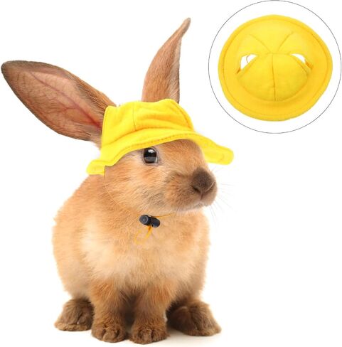 POPETPOP Cosplay Outfits Bunny Decor Small Animals Hat, Rabbit Bunny Hat Rabbit Cap Mini Hat Small Animals Outfits for Small Animals Rabbit Bunny Ornament Cosplay Accessories in Saudi Arabia