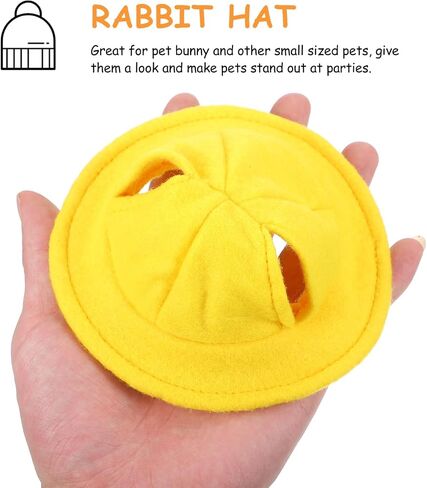 POPETPOP Cosplay Outfits Bunny Decor Small Animals Hat, Rabbit Bunny Hat Rabbit Cap Mini Hat Small Animals Outfits for Small Animals Rabbit Bunny Ornament Cosplay Accessories in Saudi Arabia
