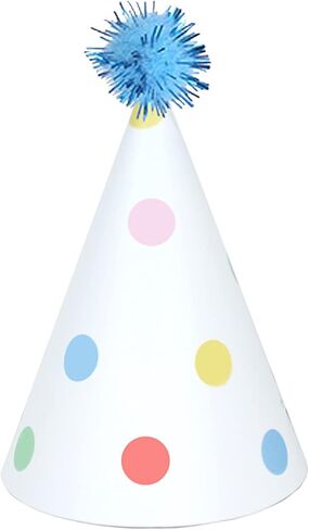 قبعة حفلات ميريلولو بومبوم، 1 قيراط | قبعة حفلات منقطة للكلاب | قبعة الحفلات للحيوانات الأليفة in Kuwait