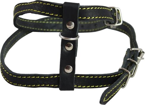 Real Leather Feline Harness, 16"-18.5" Chest, 1/2" Wide, Medium to Large Cats in Saudi Arabia