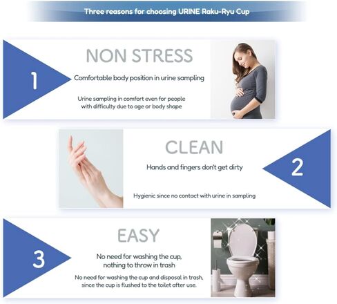 Takahashi Keisei Urine Raku-Ryu Cup flushable Urine Sampling Sheet (Pack of 6) in Saudi Arabia