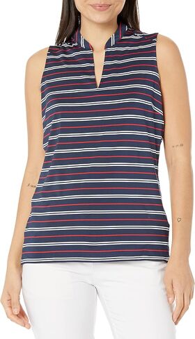 Puma Golf Women's W Volition Striped Sl Polo in Saudi Arabia