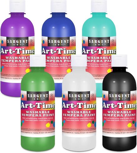 6 قيراط. 16 أوقية. مجموعة طلاء تمبرا قابلة للغسل in Kuwait