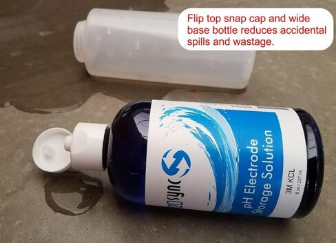 H2O Sync pH/ORP Electrode Storage Solution 8 oz / 237 mL for use with pH Probes and ORP Probes to Extend Life in Saudi Arabia