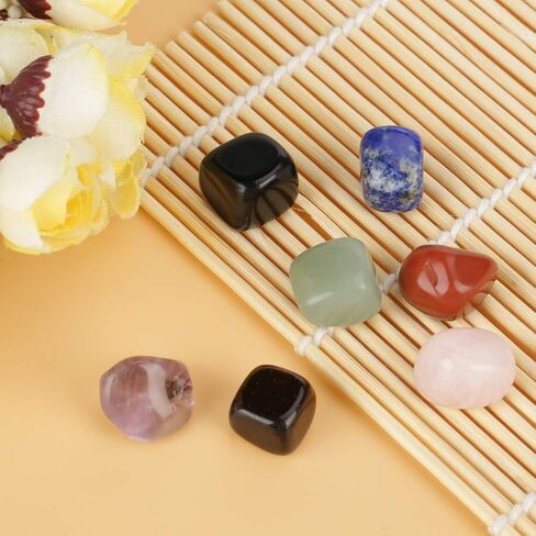 7Pcs Tumbled Polished Stones Chakra Stones Healing Crystals Set Gemstone Quartz Bulk for Reiki Energy Crystal Healing in Saudi Arabia