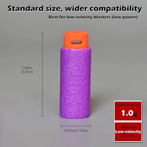 Lififun 200pcs Half-Length Soft Darts Compatible with Dart Zone, Adventure, Nerf, Worker - for Foam Dart Blasters & Toy Guns Tips 14+ in Kuwait