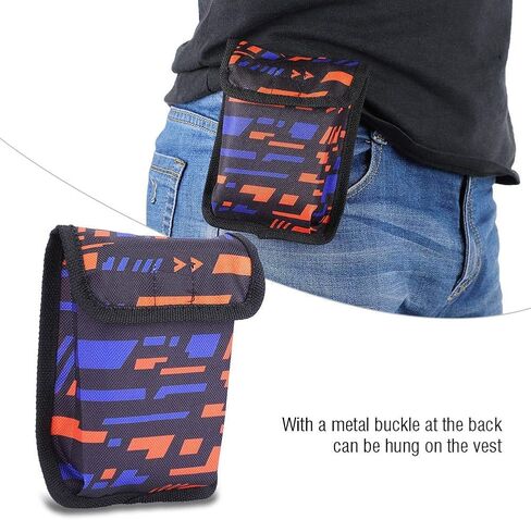 Holster Nerf,Soft Bullet Storage Bag forRefill Elite Series Portable Cartridge Pouch Holders Handbag Darts Carry Bag with Metal BuckleBullet HolderDart Pouch Bullet in Saudi Arabia