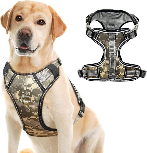 Light Up Dog Harness No Pull LED Dog Harness with Soft Handle Rechargeable Lighted Dog Harness for Small Dogs(Reflective,Adjustable,Lightweight) in Saudi Arabia