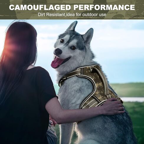 Light Up Dog Harness No Pull LED Dog Harness with Soft Handle Rechargeable Lighted Dog Harness for Small Dogs(Reflective,Adjustable,Lightweight) in Saudi Arabia